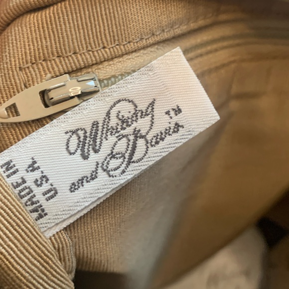 Whiting and Davis Cream Mesh Purse Adjustable strap. - Picture 7 of 11